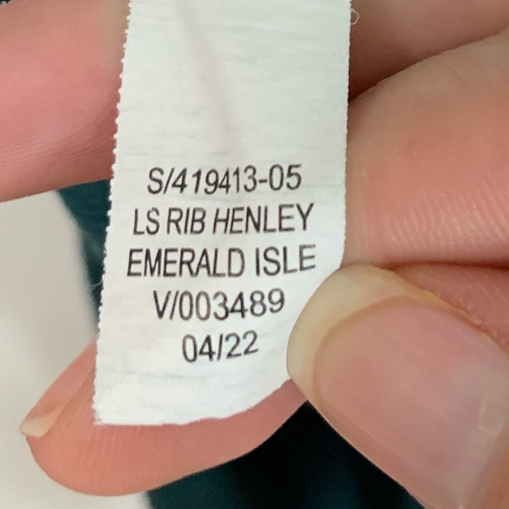 Old Navy Womens Dress Rib-Knit Henley Midi Sz Large Emerald Isle Ribbed Comfort - Picture 7 of 9